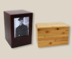 MDF, Bamboo and Rosewood Urns