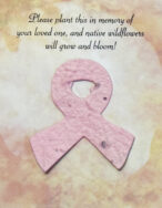 Memorial Flower Ribbon